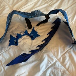 Blue Horned Dragon Costume